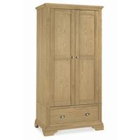 hampstead oak double wardrobe