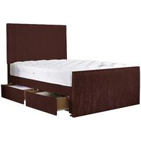 Hampshire Mulberry Superking Bed Frame 6ft with 4 drawers