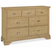 Hampstead Oak 3+4 Drawer Chest
