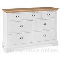 hampstead two tone 34 drawer chest