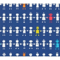 Harlequin Wallpapers Reggie Robot, 110534