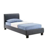 Hamburg Upholstered Bed Frame - Single - Grey