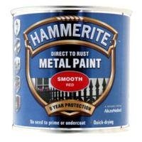 Hammerite Red Gloss Metal Paint 250ml