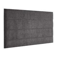 Hazeley Kimiyo Linen Headboard Pewter Double