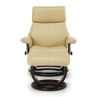 Harstad Swivel Recliner Chair Cream