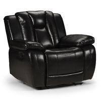 Halifax Electric Leather Reclining Armchair Black