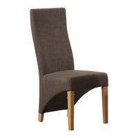 harley solid oak dining chair