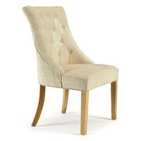 Hampton Fabric Dining Chair Pearl