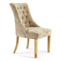 hampton fabric dining chair mink