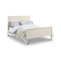 harmony stone white bed frame single double or king size