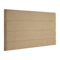 Hazeley Kimiyo Linen Headboard Camel Double