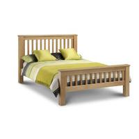 Haven Solid Oak High Foot End Double Bed