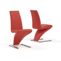 Hampstead Red Z Chairs (Pair)