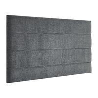 Hazeley Kimiyo Linen Headboard Granite Small Double