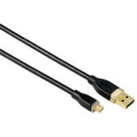 Hama USB Connecting Cable, USB-A Plug - Micro USB Plug, 1.8 m, black