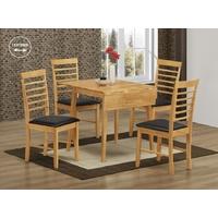 Hanover Dining Set - Square Drop Leaf with 4 Chairs