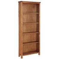 hartford country oak tall bookcase