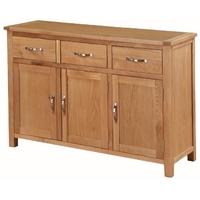 Hartford City Oak Sideboard - 3 Door