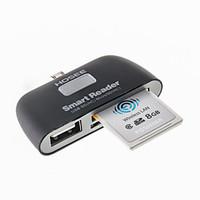 hasmine 3 in1 micro sd card reader adapter micro usb otg cable for otg ...