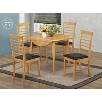 Hanover Dining Set - Round Drop Leaf with 4 Chairs