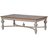 hampshire coffee table with parquet top