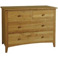 Harvard Oak 2 Over 2 Chest of Drawer