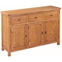 Hartford Country Oak 3 Door Sideboard