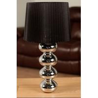 Harlem Table Lamp - Chrome and Black