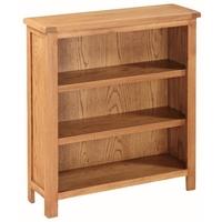 Hartford Country Oak Low Bookcase