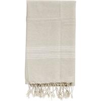 Hammam White Stripe Off White Towel (Set of 2)