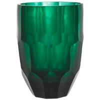 Hand Blown Emerald Green Glass Small Vase Mughal