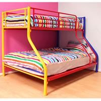 harmony beds hero triple sleeper metal bunk bed