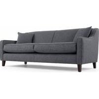 Halston 3 Seater Sofa, Charcoal Weave