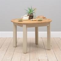 Hampstead Stone Grey 110-150cm Ext. Round Dining Table