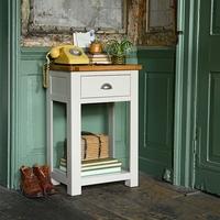 Hampstead Stone Grey Telephone Table