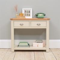 hampstead stone grey console table