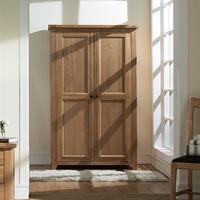 Hastings Oak Double Full Hanging Wardrobe