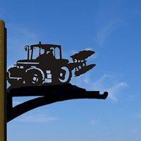 hanging basket bracket in ploughing tractor design small