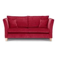 Hampton Fabric 2.5 Seater Sofa Red