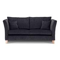 Hampton Fabric 3 Seater Sofa Charcoal