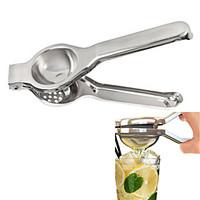 Hand Press Juice Tea Maker Stainless Steel Lemon Orange Lime Squeezer Juicer Kitchen Tool Gadget