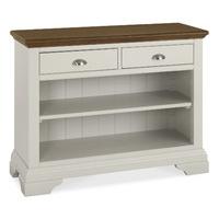 hampstead soft grey and walnut console table hampstead soft grey and w ...