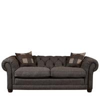 harris tweed castlebay midi chesterfield sofa