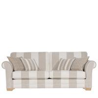 Harborough 4 Seater Standard Back Sofa SPLIT, Natural and Caramel