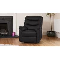 Halewood reclining armchair black