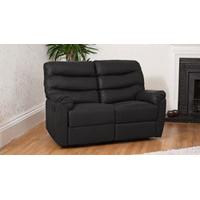 Halewood 2 seat reclining sofa black