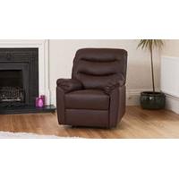 Halewood reclining armchair brown