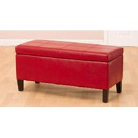 hamilton footstool red