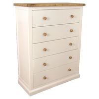 harper 5 drawer wide chest