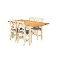 Harrogate Large Extending Table 4 Chairs